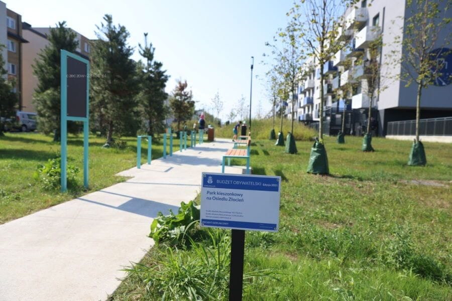 Park Złocień - pierwszy park w tym rejonie Krakowa